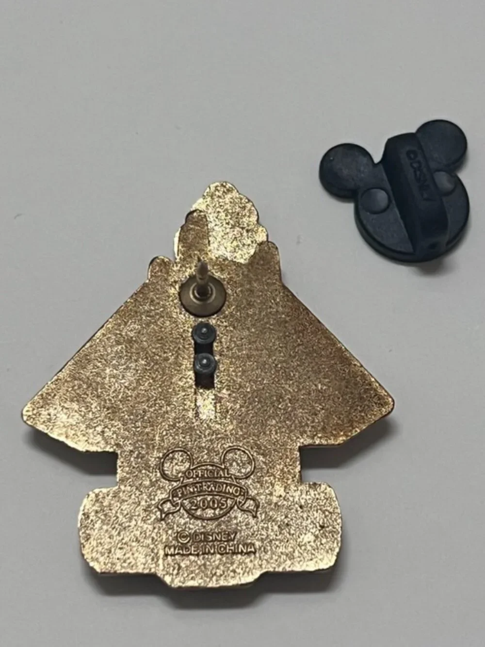 space mountain slider pin • mickey mouse • goofy • vintage disney pin